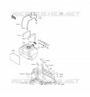 RESERVOIR CARBURANT pour Kawasaki TERYX CAMO 2016