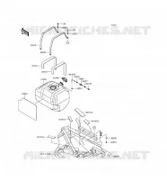 RESERVOIR CARBURANT pour Kawasaki TERYX 4 LE 2016