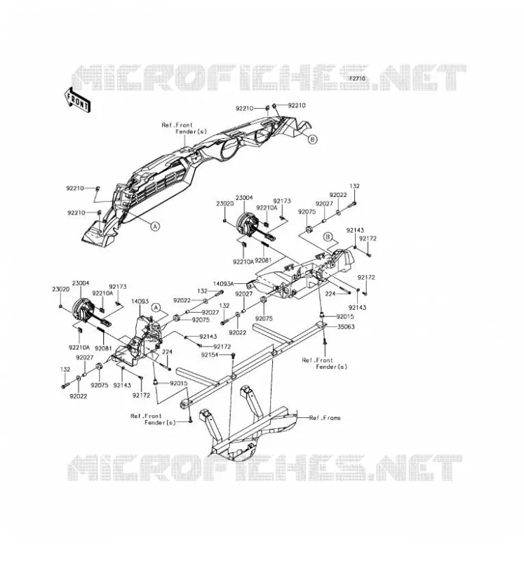 OPTIQUE(S) Kawasaki SSV 800 2016 TERYX 4 LE  KRT800GGF