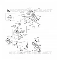 RESERVOIR CARBURANT pour Kawasaki KLX110 2017