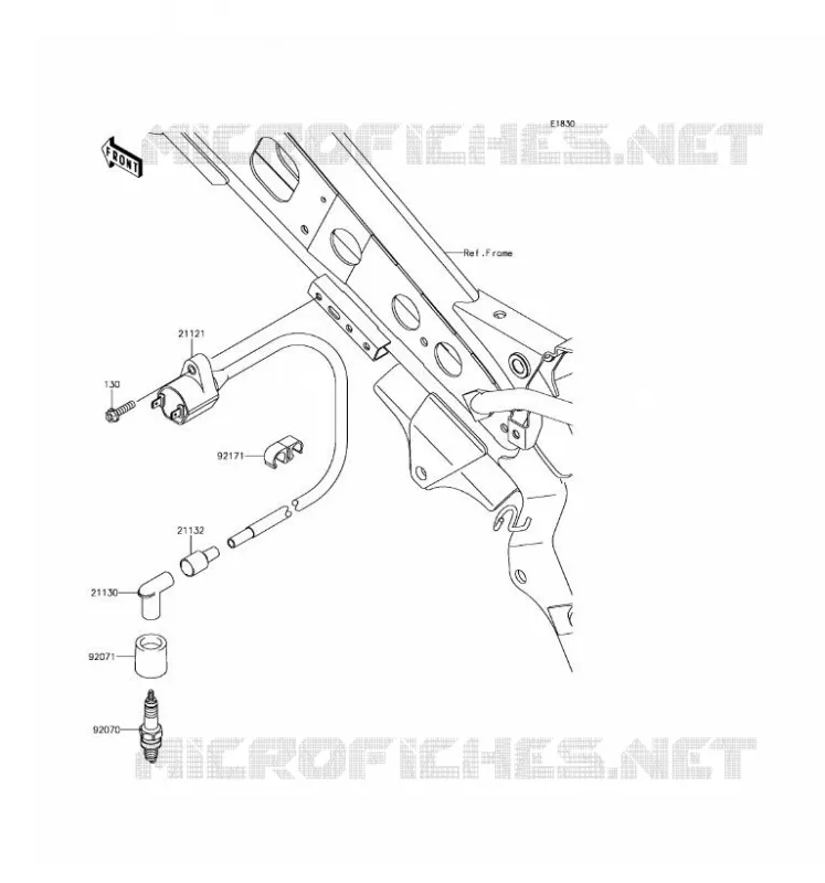 SYSTEME D&acute;ALLUMAGE Kawasaki TOUT-TERRAIN 110 2017 KLX110  KLX110CHF
