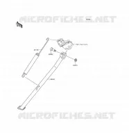 BEQUILLES pour Kawasaki KLX450R 2016
