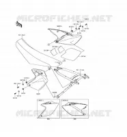CACHE LAT&Eacute;RAL pour Kawasaki KLX450R 2016