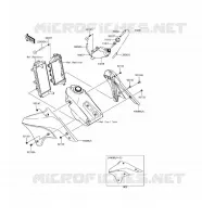 CAPOT MOTEUR pour Kawasaki KLX450R 2016