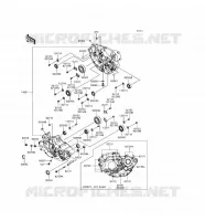 CARTER MOTEUR(S) pour Kawasaki KLX450R 2016