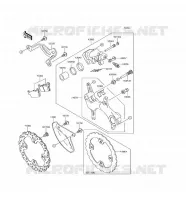 FREIN ARRIERE pour Kawasaki KLX450R 2016