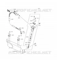 MAITRE CYLINDRE ARRI&Egrave;RE pour Kawasaki KLX450R 2016