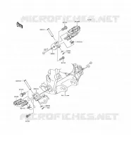 REPOSE PIED pour Kawasaki KLX450R 2016