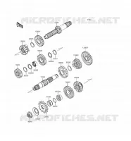 TRANSMISSION pour Kawasaki KLX450R 2016