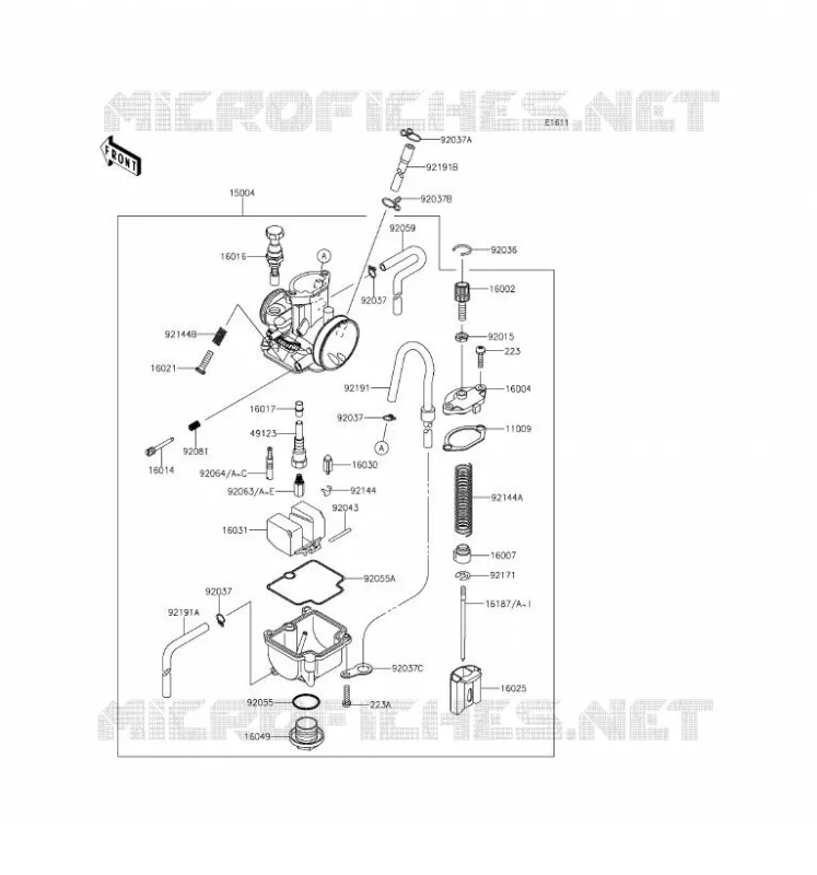 CARBURATEUR Kawasaki TOUT-TERRAIN 100 2016 KX100  KX100FGF