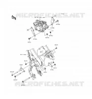SUPPORT MOTEUR  250 kawasaki-moto 2017 KX250F D_04