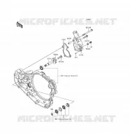 POMPE &Agrave; EAU  450 kawasaki-moto 2017 KX450F C_14