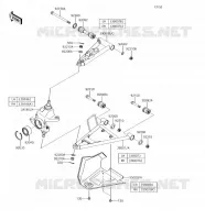 AMORTISSEUR AVANT pour Kawasaki BRUTE FORCE 750 4X4I EPS 2018