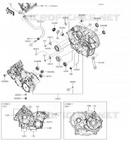 CARTER MOTEUR(S) pour Kawasaki BRUTE FORCE 750 4X4I EPS 2018