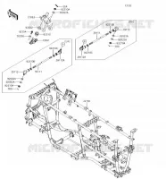 CH&Acirc;SSIS pour Kawasaki BRUTE FORCE 750 4X4I EPS 2018