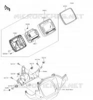 COMPTEURS pour Kawasaki BRUTE FORCE 750 4X4I EPS 2018