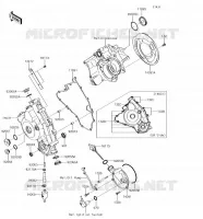 COUVERCLES MOTEUR pour Kawasaki BRUTE FORCE 750 4X4I EPS 2018