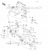 &Eacute;CHAPPEMENT pour Kawasaki BRUTE FORCE 750 4X4I EPS 2018