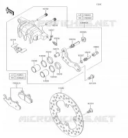 FREIN AVANT pour Kawasaki BRUTE FORCE 750 4X4I EPS 2018
