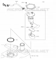 POMPE A ESSENCE pour Kawasaki BRUTE FORCE 750 4X4I EPS 2018