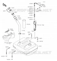 RESERVOIR CARBURANT pour Kawasaki JET SKI ULTRA 310R 2018
