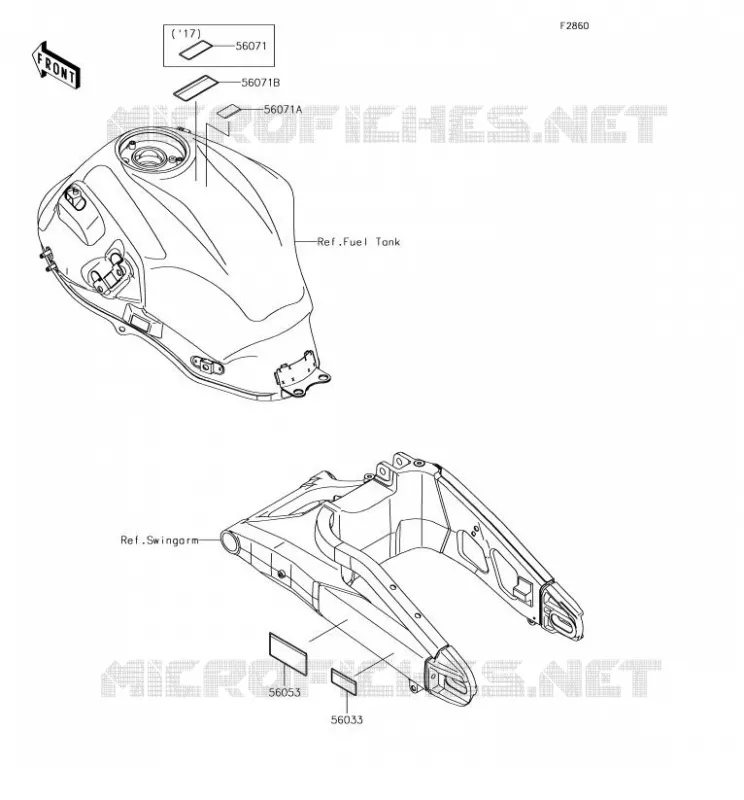 LABEL Kawasaki MOTOS 650 2018 VERSYS 650  KLE650FJFA