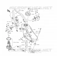 RESERVOIR CARBURANT pour Kawasaki KLX250 2017
