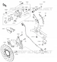 FREIN ARRIERE pour Kawasaki VULCAN S 2018
