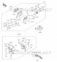 Accessory(Passenger Backrest) pour Kawasaki VULCAN S 2018