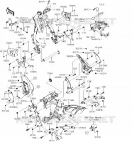 PIECE DE CADRE (COUVERTURE) pour Kawasaki VULCAN S 2018