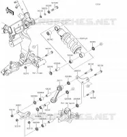 SUSPENSION/AMORTISSEUR pour Kawasaki VULCAN S 2018