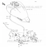 SYSTEME D'EVAPORATION CARBURANT pour Kawasaki VULCAN S 2018