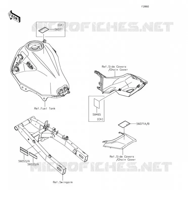 LABEL Kawasaki MOTOS 300 2018 VERSYS-X 300  KLE300CJF