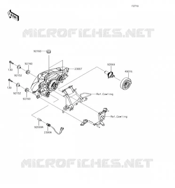 OPTIQUE(S) Kawasaki MOTOS 250 2017 Z250SL  BR250FHF