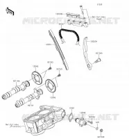 ARBRE A CAME/TENDEUR pour Kawasaki VERSYS-X 300 2017