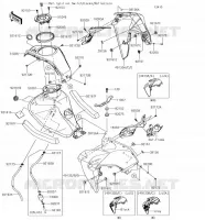 RESERVOIR CARBURANT pour Kawasaki Z125 PRO 2018