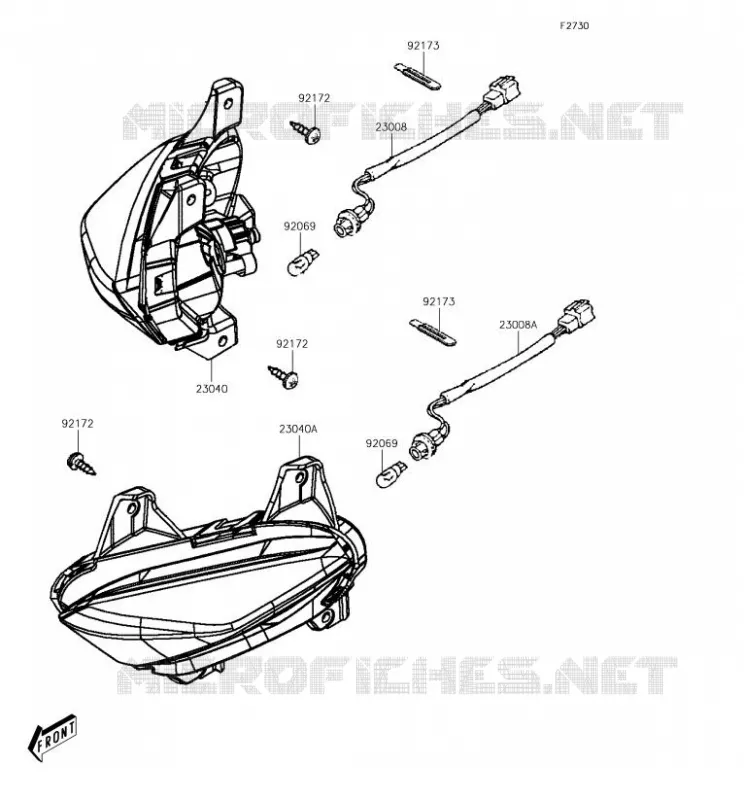 CLIGNOTANTS Kawasaki SCOOTER 125 2017 J125  SC125CHF