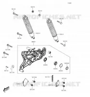 AMORTISSEUR pour Kawasaki J125 2017