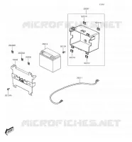 BATTERIE pour Kawasaki J125 2017