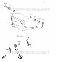 BEQUILLES pour Kawasaki J125 2017