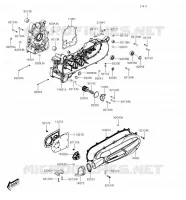 CARTER MOTEUR(S) pour Kawasaki J125 2017
