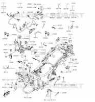 CHASSIS EQUIPMENT ELECTRIQUE pour Kawasaki J125 2017