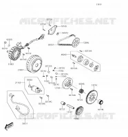 G&Eacute;N&Eacute;RATEUR pour Kawasaki J125 2017