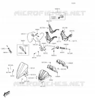 GUIDON pour Kawasaki J125 2017