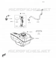 RESERVOIR CARBURANT pour Kawasaki J125 2018