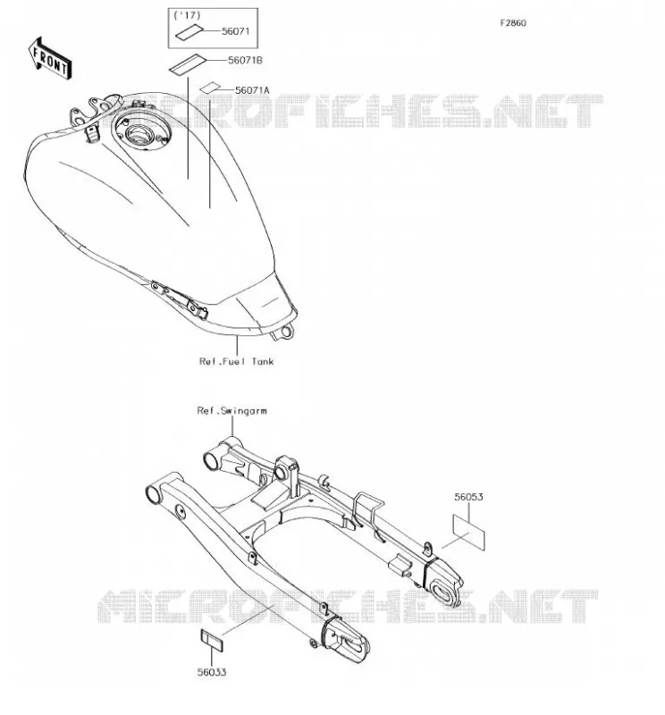 LABEL Kawasaki MOTOS 650 2018 VULCAN S CAFE  EN650EJF