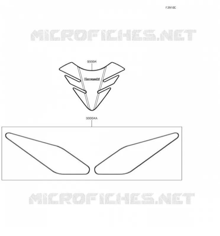 Accessory(Pads) Kawasaki MOTOS 650 2017 NINJA 650  EX650JHF