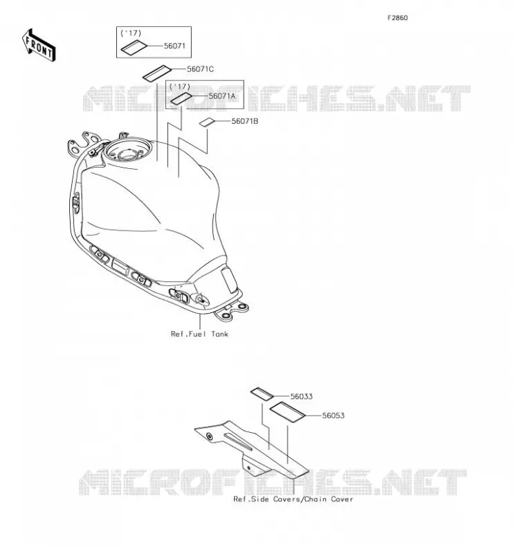 LABEL Kawasaki MOTOS 650 2018 NINJA 650  EX650KJF