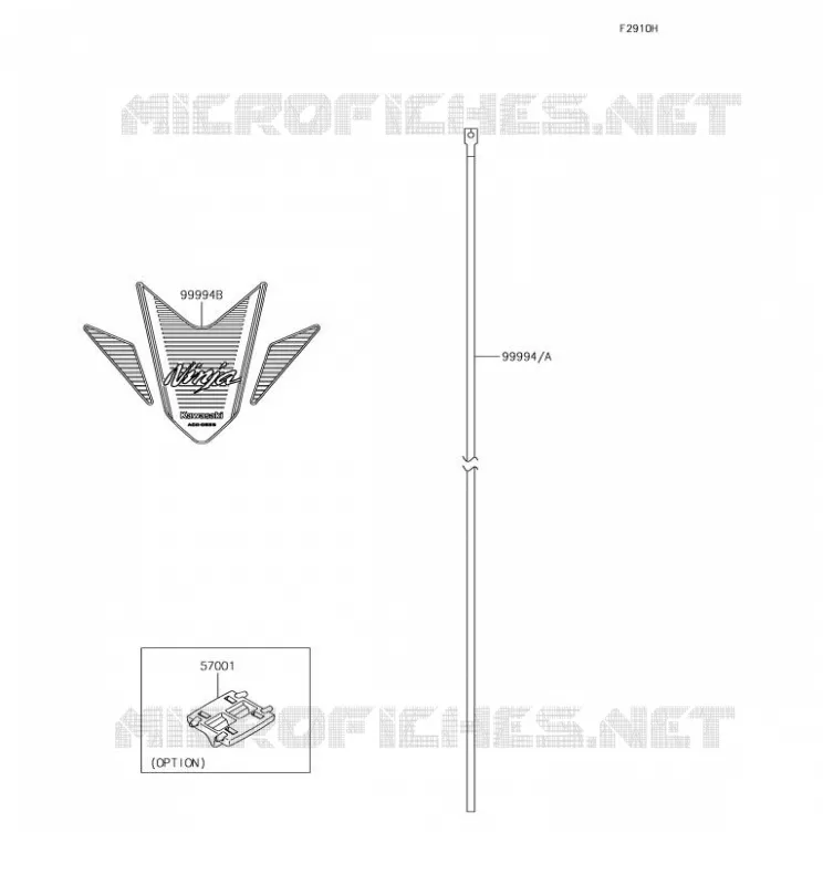 ACCESSOIRE Kawasaki MOTOS 400 2018 NINJA 400  EX400GJFA