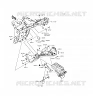 GARDE BOUE ARRI&Egrave;RE pour Kawasaki NINJA 300 2017